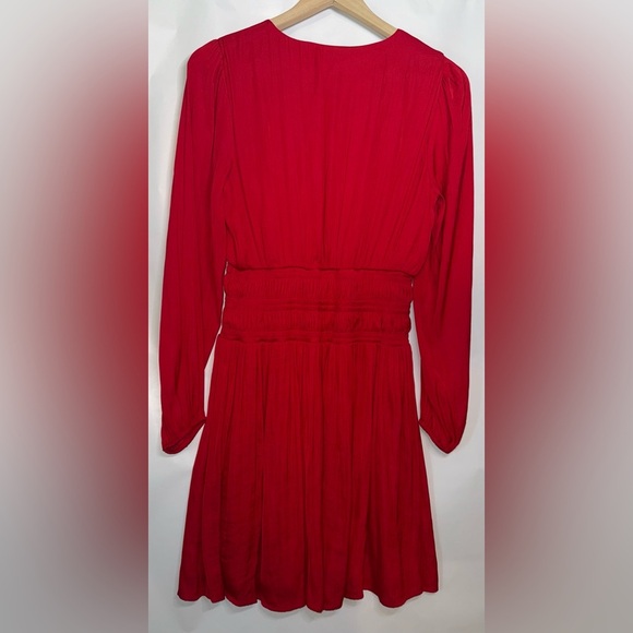 Nine West V-Neck Women’s Red Holiday Cocktail Dress Size Medium Christmas - Picture 9 of 9